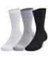 ფოტო #1 პროდუქტის Men's Training Cotton 3-Pk. Moisture-Wicking Crew Socks