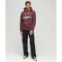 SUPERDRY Code Logo Great Outdoors Graphic hoodie Бордовый, S - фото #5