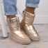 Metallic snow boots Big Star W INT1589D beige