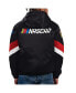 ფოტო #2 პროდუქტის Men's Black NASCAR Home Team Satin Half-Zip Hoodie Jacket