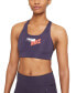 Nike 280359 Women's Logo Racerback Medium Impact Sports Bra, Size X-Large