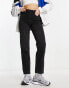 COLLUSION x005 mid rise straight leg jean in black