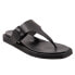 Фото #2 товара Softwalk Kisi S2210-001 Womens Black Narrow Leather Thong Sandals Shoes