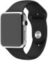 Фото #2 товара Ремешок 4wrist Silicone Strap for Apple Watch Black 42/44/45 S/M