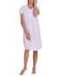 ფოტო #1 პროდუქტის Women's Paisley Short-Sleeve Nightgown