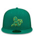 ფოტო #3 პროდუქტის Men's Green Oakland Athletics 2022 Batting Practice 59FIFTY Fitted Hat