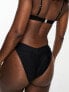 Фото #3 товара South Beach mix and match V bikini bottom in black