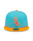 ფოტო #2 პროდუქტის Men's Blue, Orange Chicago White Sox Vice Highlighter 59Fifty Fitted Hat