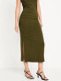 Фото #1 товара Ruched Maxi Skirt