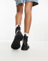 ASOS DESIGN Adjust chunky chelsea boots in black