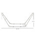 Фото #10 товара Hammock Stand for 2 Person, Portable Adjustable Steel Frame Hammock Stand with Weather Resistant Finish, for 9-14ft Hammocks, 10.3', 550 lbs. Capacity, White