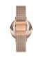 Paul Valentine Damen Armbanduhr ROSE GOLD PINK SEASHELL MESH 36 MM PV36611