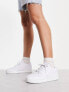 Truffle Collection chunky flatform trainers in white