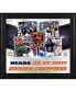 Фото #1 товара Chicago Bears Framed 15" x 17" 2018 NFC North Division Champions Collage