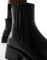 Simmi London Wide Fit Greyson Ankle boot in Black