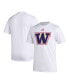 Фото #1 товара Men's White Washington Huskies Pregame AEROREADY T-shirt