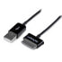 Фото #3 товара StarTech.com 2m Dock Connector to USB Cable for Samsung Galaxy Tab - Black - USB A - Samsung 30-pin - 2 m - Male - Male