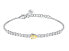 Tesori SAIW202 Recycled Silver Glitter Bracelet