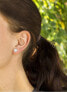Silver heart earrings AGUP153