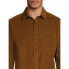 Фото #2 товара George Corduroy Shirt Men's Small Coffee Cake Long Sleeve Collared Button-Up