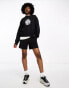 Фото #6 товара Jordan Brooklyn fleece graphic sweatshirt in black