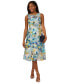 Women's Printed Fit & Flare Dress