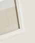 Cream wooden photo frame