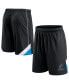 Фото #1 товара Men's Black Miami Marlins Slice Shorts