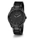 Фото #5 товара Men's Analog Black Stainless Steel Watch 44mm