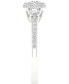 ფოტო #6 პროდუქტის Diamond Halo Engagement Ring (1 ct. t.w.) in 14k White Gold