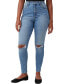 Фото #1 товара Women's Curvy High Stretch Skinny Jeans