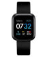 ფოტო #1 პროდუქტის Air 3 Unisex Heart Rate Black Strap Smart Watch 40mm
