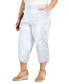 Фото #9 товара Plus Cargo Capri Pants, Created for Macy's