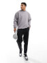 Фото #1 товара ASOS DESIGN oversized scuba sweatshirt in grey