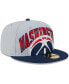 Фото #3 товара Men's Gray/Navy Washington Wizards Tip-Off Two-Tone 59FIFTY Fitted Hat