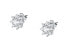 Tesori SAIW187 Recycled Silver Flower Stud Earrings