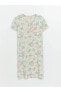 Фото #6 товара Пижама LCW DREAM Floral Neckline Nightgown