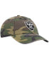 ფოტო #3 პროდუქტის '47 Men's Camo Las Vegas Raiders Woodland Clean Up Adjustable Hat