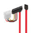 Фото #1 товара Lindy SATA Cable - Combined Data & Power - 0.3 m