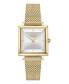 Фото #1 товара Women's Quartz Classic Gold-Tone Stainless Steel Watch 29mm