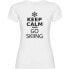 ფოტო #2 პროდუქტის KRUSKIS Keep Calm And Go Skiing short sleeve T-shirt