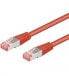 Wentronic CAT 6 Patch Cable S/FTP (PiMF) - red - 5 m - Cat6 - S/FTP (S-STP) - RJ-45 - RJ-45