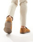 Walk London Angelo Saddle Loafers In Tan Suede