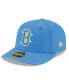 ფოტო #2 პროდუქტის Men's Light Blue Boston Red Sox City Connect Low Profile 59FIFTY Fitted Hat