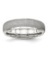 Stainless Steel Polished Laser Cut 6mm Band Ring