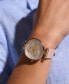Фото #6 товара Часы и аксессуары Olivia Burton женские Dogwood Blush кожаные 36 мм