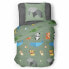 Фото #1 товара Комплект чехлов для одеяла Roupillon Animals 140 x 200 см Зеленый Хаки 2 предмета