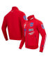 Фото #1 товара Men's Red Philadelphia Phillies Fast Lane Full-Zip Track Jacket