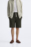 TEXTURED JOGGER BERMUDA SHORTS