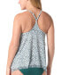 Фото #2 товара Women's Current Underwire Racerback Tankini Top